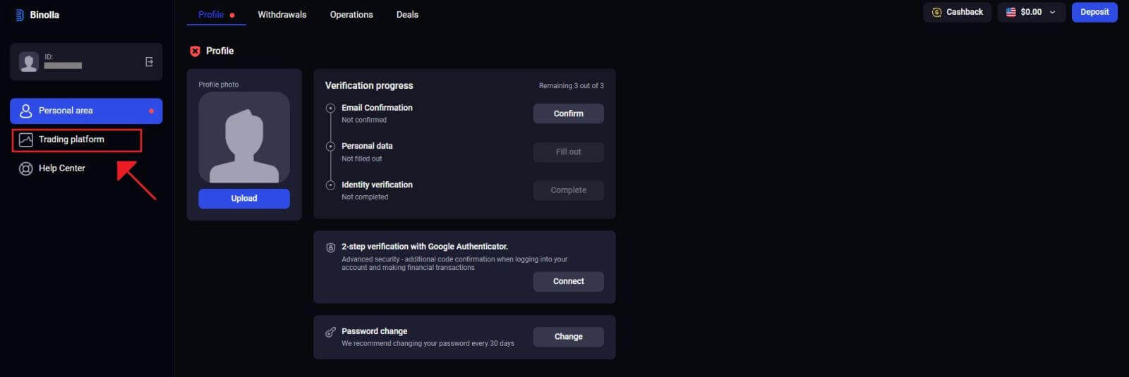 Како се пријавите и започнете трговање бинарним опцијама у Binolla Како се пријавите и започнете трговање бинарним опцијама у Binolla