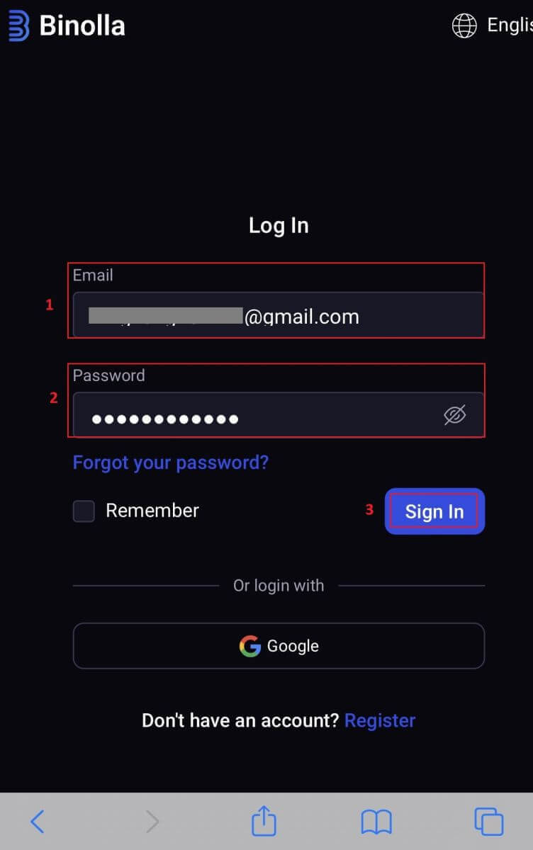 نحوه ورود و عقب نشینی از Binolla نحوه ورود و عقب نشینی از Binolla